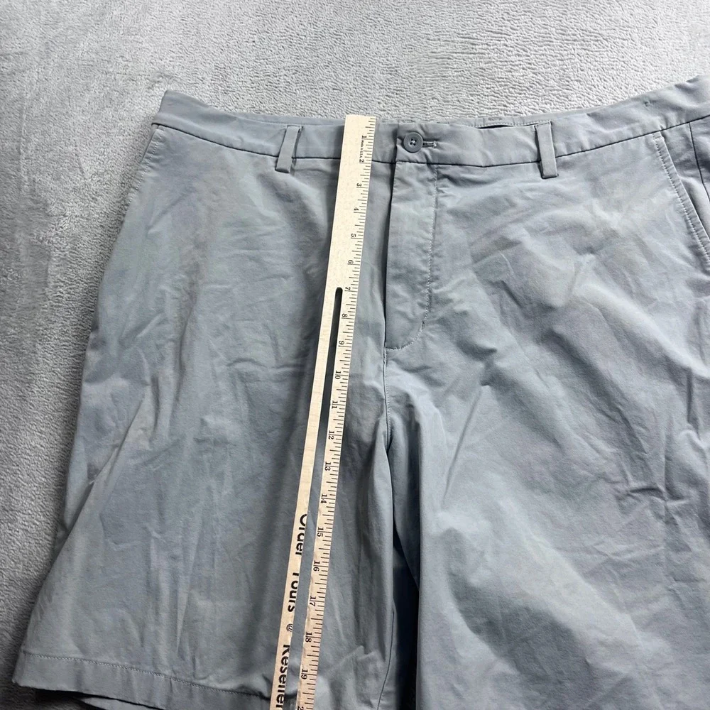 Vineyard Vines On The Go Shorts Mens 40 Gray Performance Cotton Blend Stretch